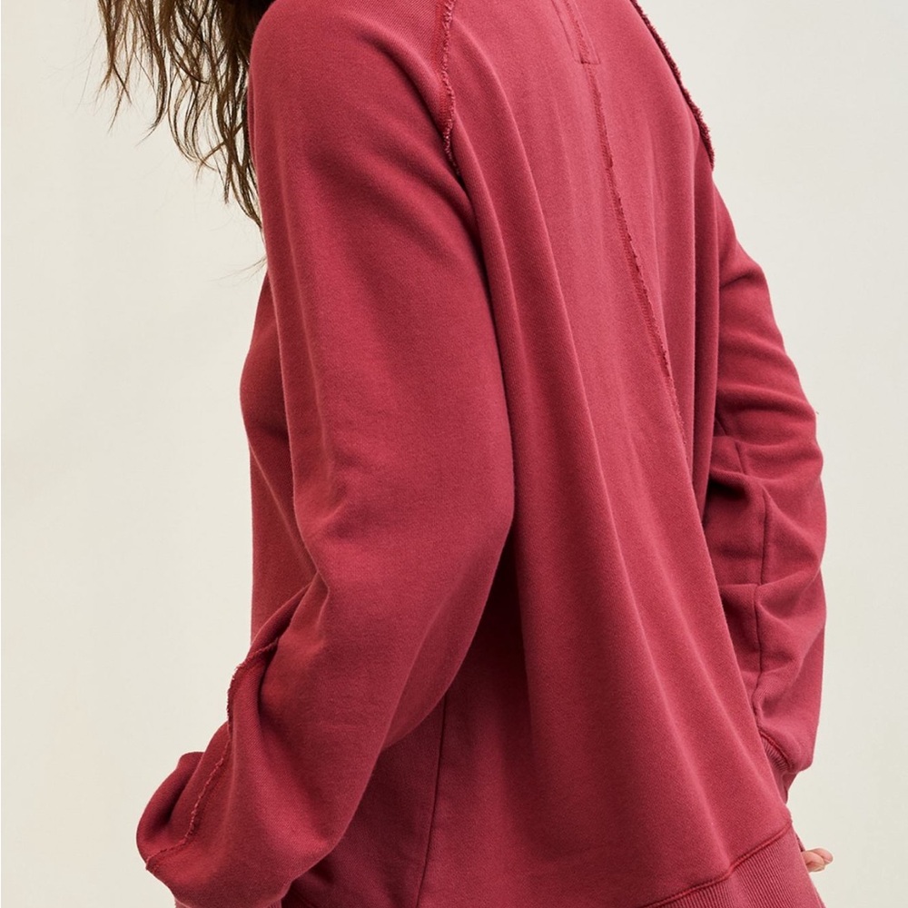 AerieRed Crewneck Sweatshirt - Picture 3 of 6